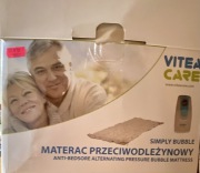 Materac przeciwodleżynowy, bąbelkowy z pompą regulującą ciśnienie