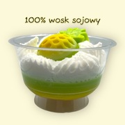 Wosk zapachowy sojowy do kominka DESER ręcznie robiony
