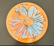 Rosenthal Andy Warhol Daisies Orange talerz szklany 34 cm