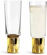 Kieliszki do szampana SAGAFORM Wesele, Sylwester, urodziny komplet 2szt.