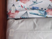 Zestaw 4 Komplet tkanin bawełnianych pościelowych szerokość 160