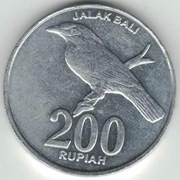 Indonezja 200 rupii 2003 - 25 mm - nr 5 - typ 2