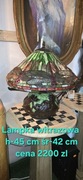 Lampa witrazowa duza