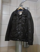 kurtka brązowa XL Canda męska ciemna płaszcz płaszczyk ma elegancka zasuwan