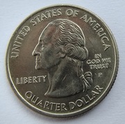 USA 25 centów quarter dollar ARKANSAS 2003 P - mennicza - ŁADNA