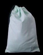 Worek szkolny paski miętowe