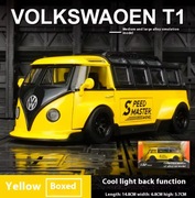 Volkswagen Bus T1 1:32 model metalowy z dźwiękiem i światłem zabawka