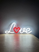 Led napis motyw Miłość