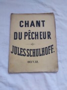 Stare nuty chant du pecheur piano jules schulhoff souvenir de moscou 