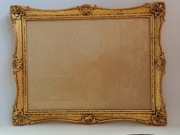 Stara Rama Drewniana 1974r, Złocona, Styl Barok/Rokoko, Pod Lustro, Vintage