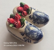 Magnes na lodówkę ceramiczny AMSTERDAM HOLANDIA Holland Tulipany buty(22)