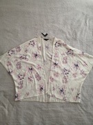 Nowa elegancka kremowa narzutka w kwiatki kwiaty New Look 40