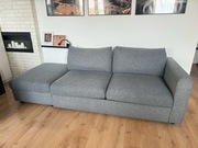 Sofa rozkładana z pojemnikiem na pościel ikea vimle