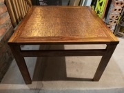Stolik kawowy palisander miedź 72x72x50cm