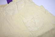 T-shirt koronka żółty 10-11 lat/140-146c