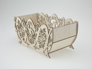 Drewniany koszyk wielkanocny – efektowna ozdoba, idealna na pisa