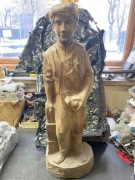 Zakopiańska Antyk Antyki Posąg Figurka Rzeźba Drew