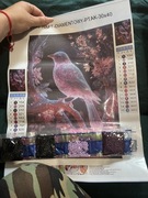 Mozaika diamentowa słowik 30x40