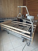 Łóżko rehabilitacyjne elektryczne dla seniora 100 x 200 cm +wysięg