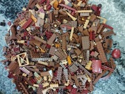 Klocki LEGO mix 0.7kg zestaw Reddish Brown i Brązowe 