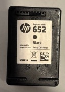 HP WKŁAD TUSZ GŁOWICA 652 BLACK N9J25A SETUP ORYGINAŁ PUSTY