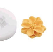 KAMELIA Kwiat forma silikonowa 8*7.8*2 do odlewów Świec Mydła Gipsu Żelatyn