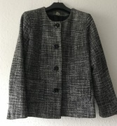 Krótki, czarno-biały żakiet - C&A