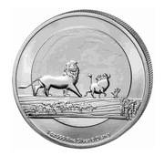 Srebrna moneta Disney Lion King 1 uncja Srebra Niue 2021