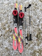 Komplet dla dziecka narty buty kijki