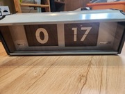 Zegar klapkowy Pragotron IPJ 0612 antyk okaz kolekcjonerski