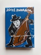 Edward Dwurnik ( 1943 - 2018 ), Kontrabasista, 2017