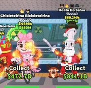 Chicleteirina Bicicleteirina oraz Ho Ho Ho Sahur | Steal a Brainrot 