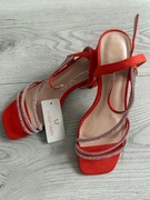Eleganckie czerwone sandały Jenny Fairy r. 38