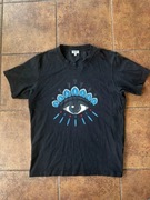 KENZO Paris Eyes Eye Printing T Shirt Black Designer