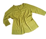 TU zapinany miękki musztardowy sweterek 18