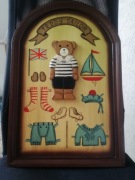 TEDDY SAILOR OBRAZ EDUKACYJNY  DLA  DZICKA 60 X 40 ZDREWNA .!!
