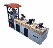 Klocki Militaria Wojna Obóz Żołnierze Broń II 3w1