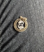 Złota zawieszka ryby