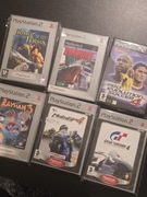 Zestaw gier ps2 /Rayman, Burnout, Gran turismo itd