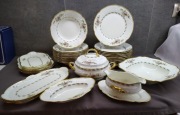 Serwis obiadowy Rosenthal Sanssouci Moosrose 12 osób