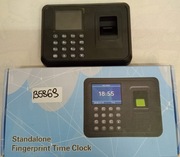 Rejestrator czasu pracy na odcisk palca lub hasło.