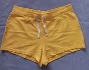 Krótkie spodenki damskie żółte Esmara r.M 40/42