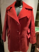 Stefanel krótki płaszcz wełna