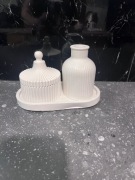 Gipsowy zestaw dekoracyjny 