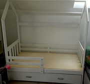 Łóżko Eurotel Domek 84 x 164 cm biały