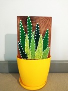 Obraz string art - Sansewieria