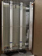 Lampa owadobójcza lepowa Pomel Trio Steel ze stali nierdzewnej 2x15 W HACCP