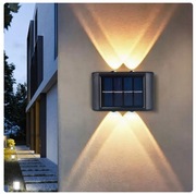 Wodoszczelna solarna lampa LED IP65 soczewki WYPRZEDAŻ