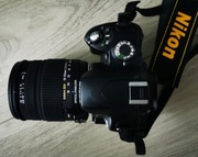 Obiektyw Sigma DC 18-125mm 1:3.8-5.6 OS HSM + Nikon D60