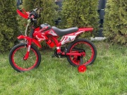 rower CROSS 16 cali zielony/czerwony 